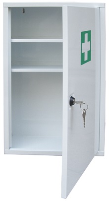 Ensiapukaappi pieni 30 x 14 x 46 cm - Ensiapu, työsuojaus ja työterveys - 11903010 - 1