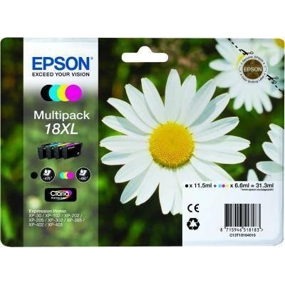 Epson ExHome EX-30(102/202/205/302/40 4-col. XL - Epson mustesuihkupatruunat - T18164010 - 1