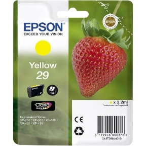 Epson Keltainen 29 Claria Home muste - Epson mustesuihkupatruunat - T29844010 - 1