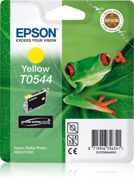 Epson St Photo R800/R1800 keltainen 13ml - Epson mustesuihkupatruunat - T05444010 - 1