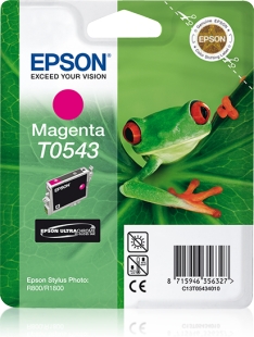 Epson St Photo R800/R1800 magenta 13ml - Epson mustesuihkupatruunat - T05434010 - 1