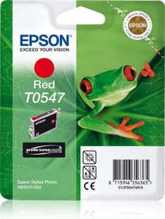 Epson St Photo R800/R1800 punainen 13ml - Epson mustesuihkupatruunat - T05474010 - 1