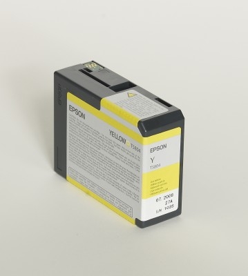 Epson St Pro 3800 Yellow 80ml - Epson mustesuihkupatruunat - T580400 - 1