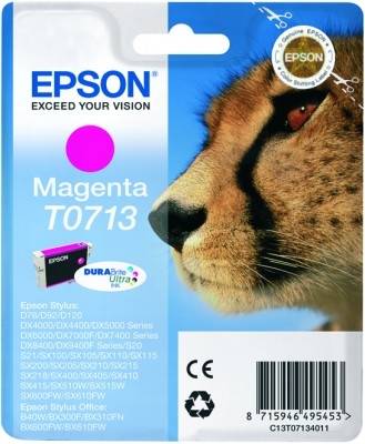 Epson T0713 magenta väripatruuna - Epson mustesuihkupatruunat - T07134010 - 1