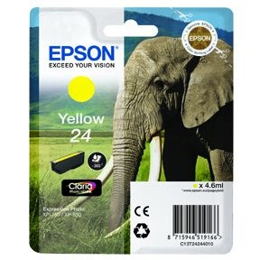 Epson T2424 Yellow Ink Cartridge - Epson mustesuihkupatruunat - T24244010 - 1