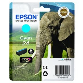 Epson T2432 Cyan XL - Epson mustesuihkupatruunat - T24324010 - 1