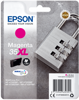 Epson T3593 Magenta väripatruuna XL - Epson mustesuihkupatruunat - T35934010 - 1