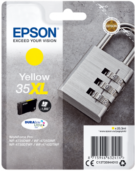 Epson T3594 Yellow väripatruuna XL - Epson mustesuihkupatruunat - T35944010 - 1