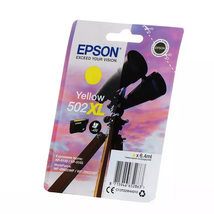 Epson T502XL Cyan mustepatruuna - Epson mustesuihkupatruunat - C13T02W44010 - 1