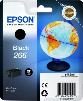 Epson WF-100W väripatruuna. musta - Epson mustesuihkupatruunat - T26614010 - 1