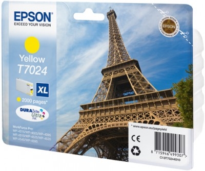 Epson WP4000/4500 yellow XL - Epson mustesuihkupatruunat - T70244010 - 1