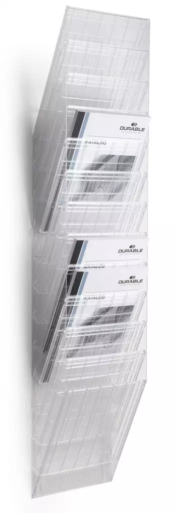 Esiteteline Flexiboxx 12-osainen A4 pysty kirkas - Esitetelineet - 1709763400 - 2