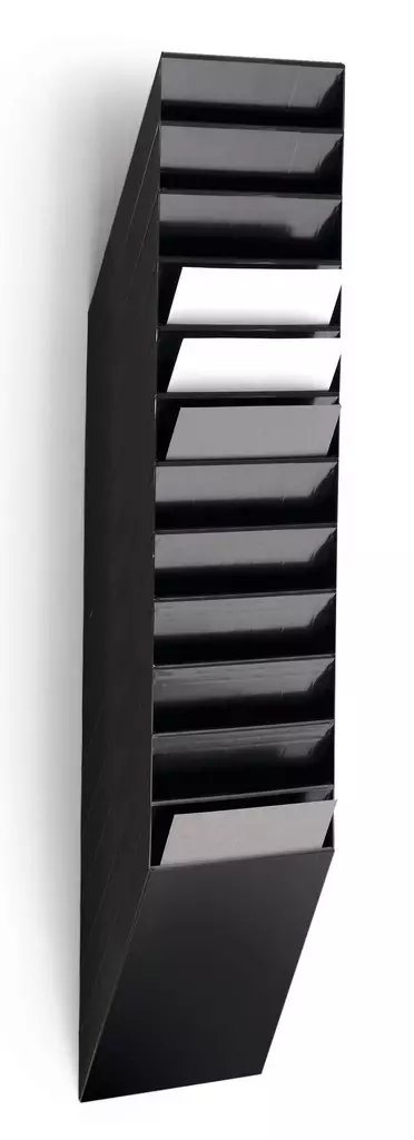 Esiteteline Flexiboxx 12-osainen A4 pysty musta - Esitetelineet - 1709763060 - 1