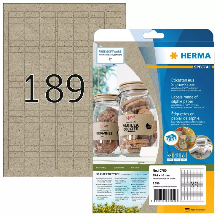 Herma label Silphie 24,4x10 (3780) - Paperitarra-arkit A5, A4 - HER10750 - 1