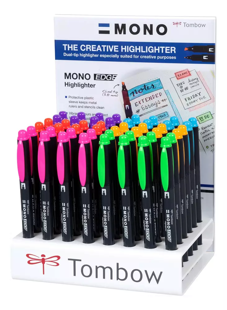 Highlighter MONO edge display ass (48) - Korostuskynät - TOM13100 - 1