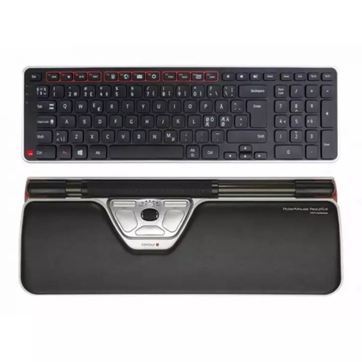 Hiiriohjain RollerMouse Red Plus + näppäimistö langaton - Tietokonehiiret - 394620 - 1
