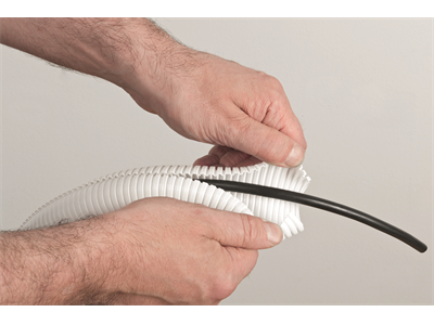 Kaapelikouru D-Line32mmx1,1m valkoinen - Muut kaapelit - 391020 - 1