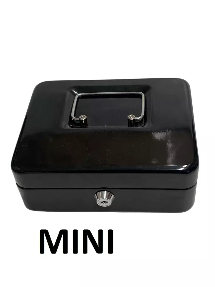 Kassalipas mini 100x90x50 musta - Kassalippaat, parkkikiekot, lukot, ym. - SS-310 - 1