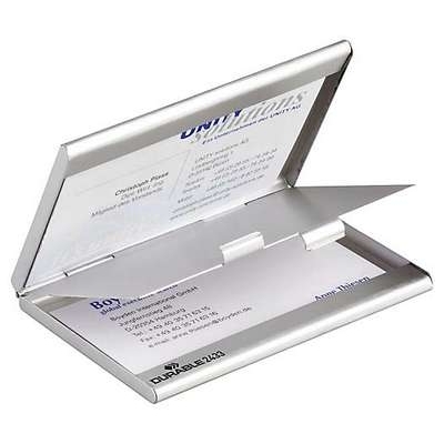 Käyntikorttikotelo Durable 2-osainen alumiini - Käyntikorttitelineet ja -kansiot - 200430 - 1