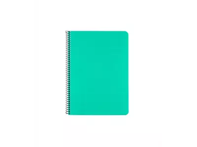 Kierrevihko A5/80 vihreä muovikansi - Vihkot ja lehtiöt - 242960 - 1