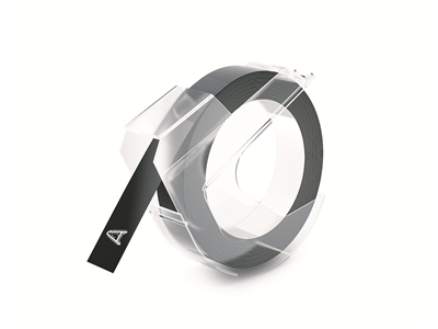 Kohokirjoitinteippi Dymo 9mm musta - Dymo tarrakirjoittimet ja tarrateipit - 254210 - 1