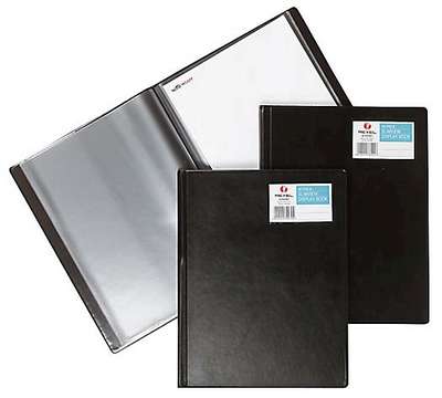 Kokoojakansio kovakansi PVC 12-tasku musta - Kansiot - 202120 - 1