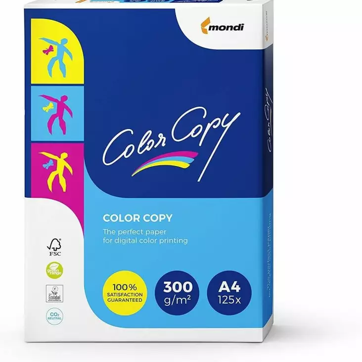 Kopiopaperi ColorCopy 300g A4 125kpl - Valkoiset tulostuspaperit - CC430 - 1