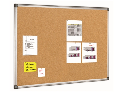 Korkkitaulu Q-Connect 1200X900mm alumiinikehys - Lasi,valko,pellava,korkki,fläppi,-taulut - 553320 - 1
