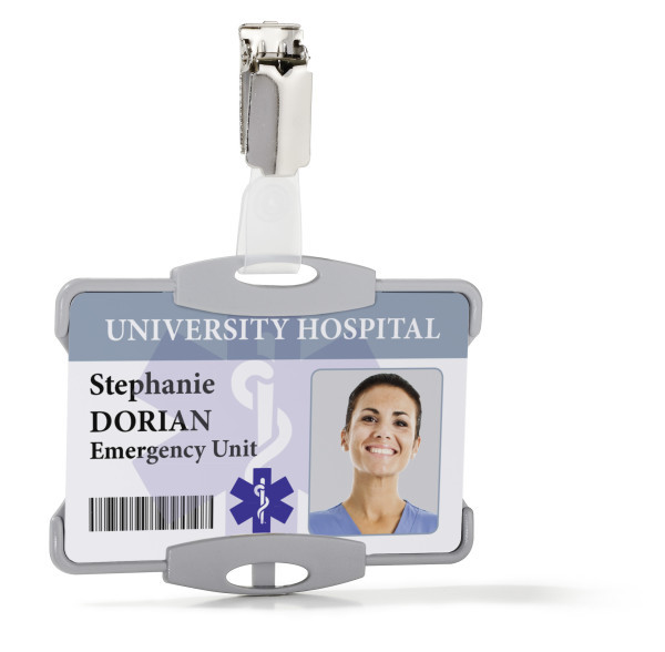 Kulkukorttikotelo Durable BACT-O-CLEAN 25kpl/pkt - Nimikortit, kongressineulat, kaulanauhat - 841810 - 1