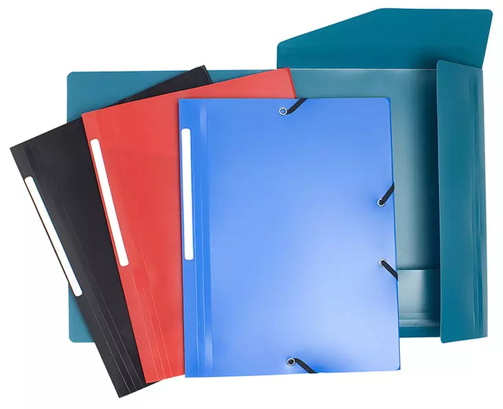 Kulmalukkokansio A4 PP värilajitelma - Kansiot - 13350 - 1