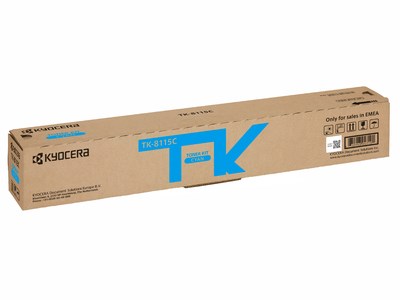 Kyocera TK-8115C M8124 cyan 6K - Kyocera laserkasetit - 1T02P3CNL0 - 1