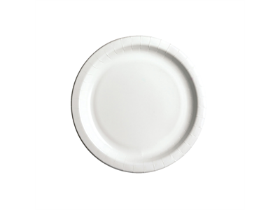 Lautanen Econo valkoinen 18 cm/50kpl - Kertakäyttöastiat - 279500 - 2