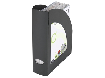 Lehtikotelo Q-Connect A4 musta - Lomakelaatikot, kortistolaatikot - 209710 - 1