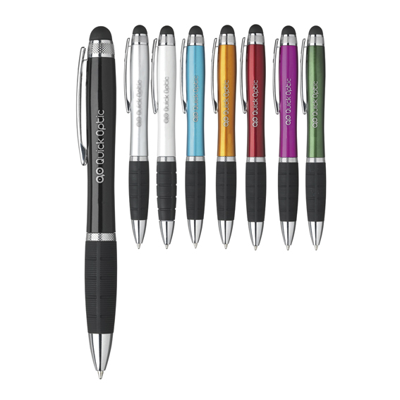 Light-Up Logo Touch kynä kaiverretulla logolla - Kynät - ST-27070 - 1