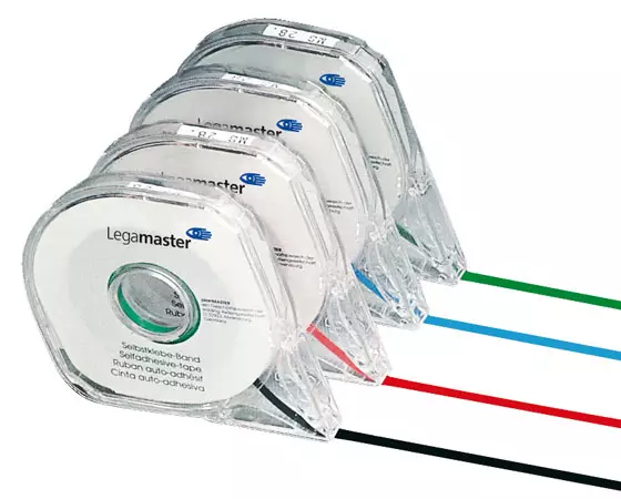 Linjausteippi Legamaster 2,5 mm x 16 m punainen - Taulutarvikkeet - 66830 - 1