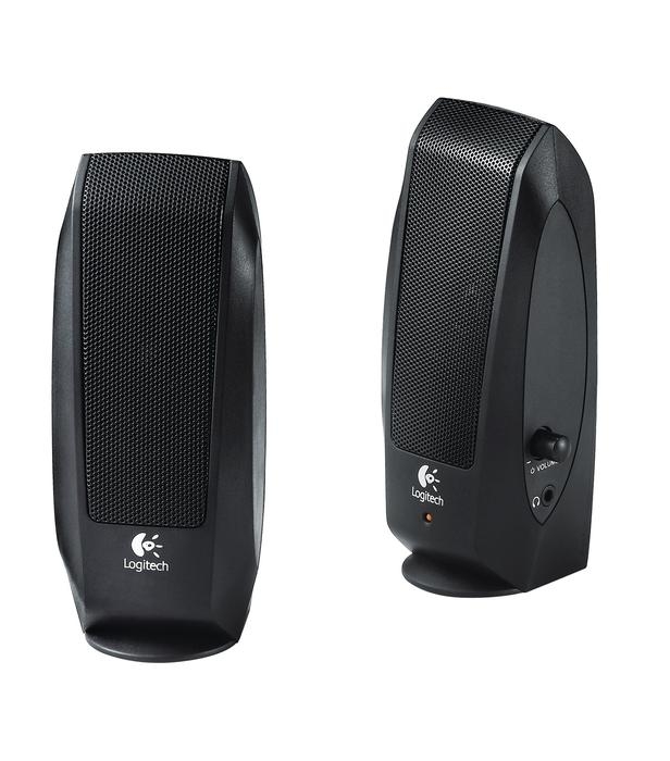 Logitech S120 2.0 speakers black OEM - Kaiutinmikrofonit - 980-000010 - 1