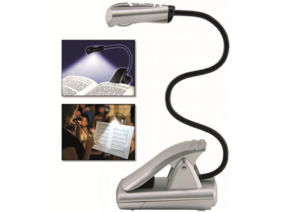 Lukulamppu Wedo 2xLED, väri: hopea tai musta - Työpistevalaisimet - 393140 - 1