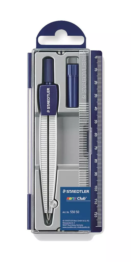 Lyijykynäharppi Staedtler Compass set Noris Club - Viivaimet, harpit - STA55050 - 1