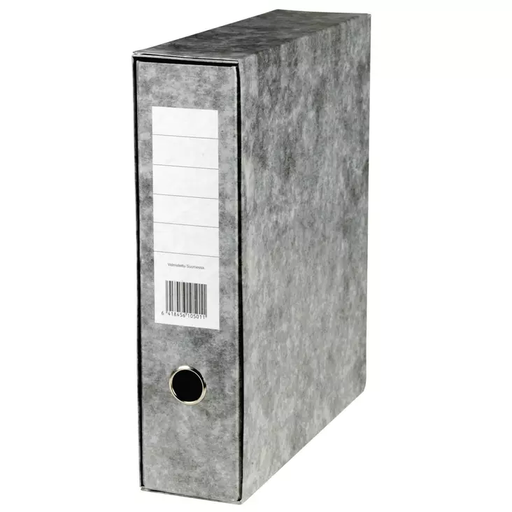 Marmorimappi harmaa 8cm kotelolla - Mapit - 200240 - 1