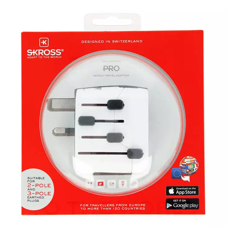 Matka-adapteri Maailma PRO Maadoitettu - Valaisimet, jatkojohdot - SKR1302540 - 2