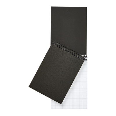 Muistilehtiö A7/40 sivua musta - Vihkot ja lehtiöt - 242090 - 1