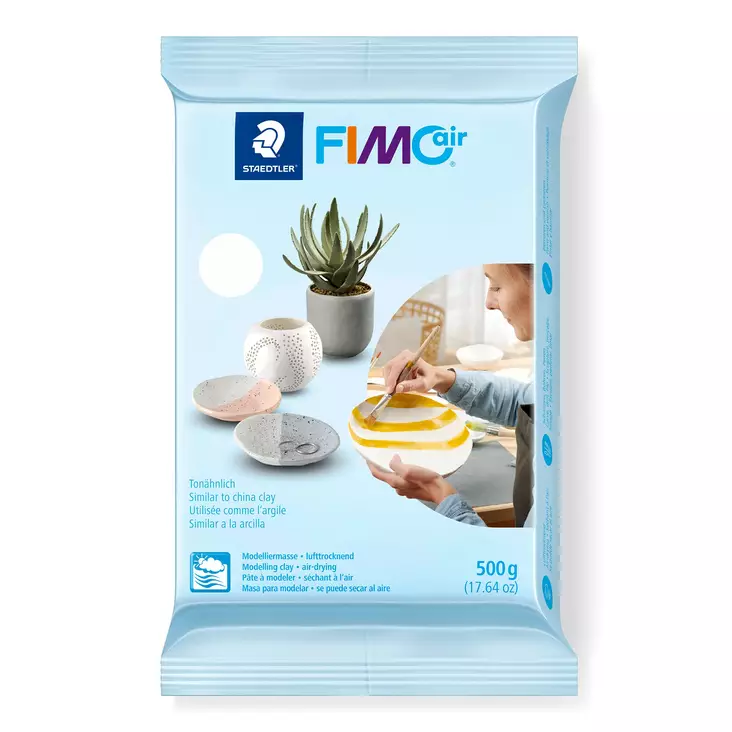 Muovailusavi FIMO AIR 500g valkoinen - Muovailuvahat - STA81000 - 1