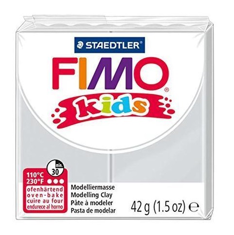 Muovailuvaha 42g FIMO Kids Vaaleanharmaa - Muovailuvahat - 803080 - 1