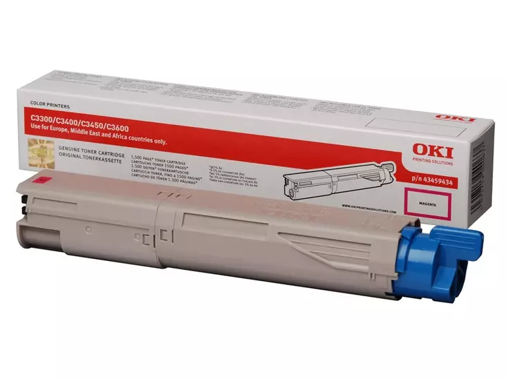 OKI C3520/C3530MFP/MC350 Magenta 2000s - Oki laserkasetit - 43459370 - 1