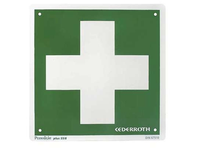 Opastekilpi risti kaksipuolinen - Ensiapu, työsuojaus ja työterveys - 270020 - 1