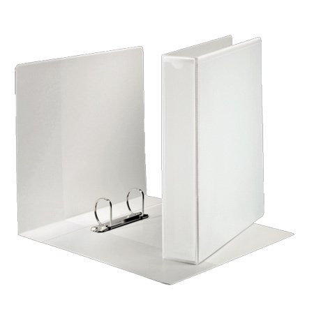 Panoramakansio Esselte A4 2D-r. 40mm 3+1 tasku valkoinen - Kansiot - 122160 - 1