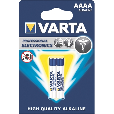 Paristo Varta Prof alkali AAAA LR61/2kpl - Paristot, varavirtalähteet - 252060 - 1