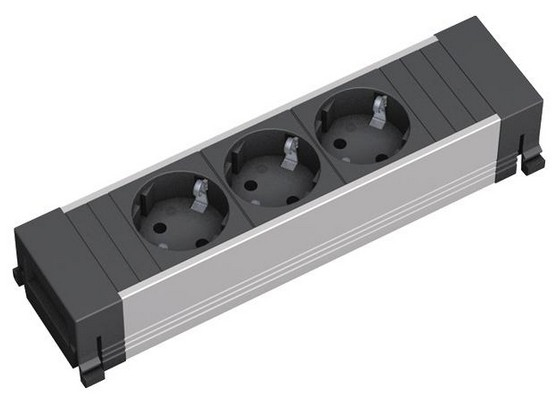 POWER FRAME - 3xSchuko - Table Connection - 317.100 - 1