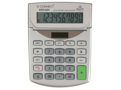 Pöytälaskin Q-Connect 10-numero - Pöytälaskimet - 387070 - 1