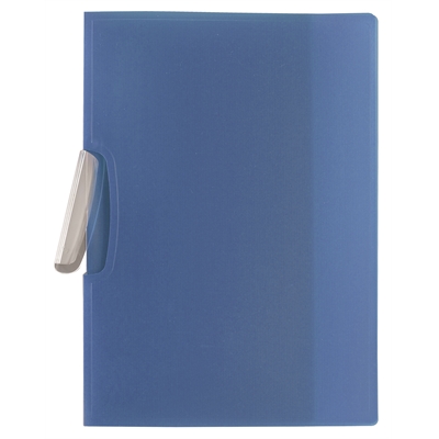 Puristuskansio Q-Connect Clear Clip sininen - Kansiot - 202410 - 2